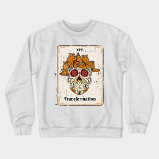 Death and Transformation Tarot Card XIII Crewneck Sweatshirt